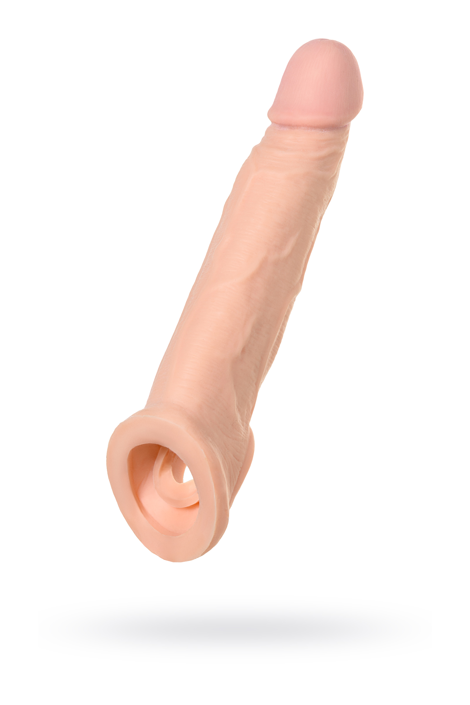 Насадка  TOYFA XLover, для увеличения  размера, TPE, телесный, 16,5 см