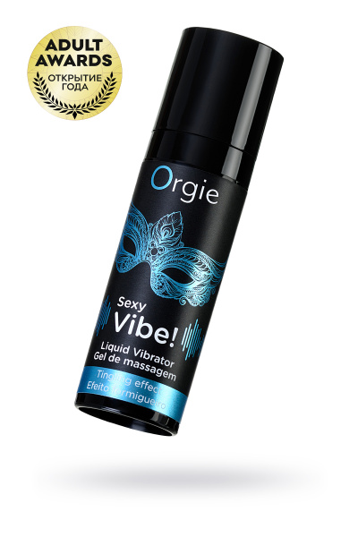 Гель для эротического массажа Orgie Sexy Vibe Liquid Vibrator с эффектом вибрации, 15 мл