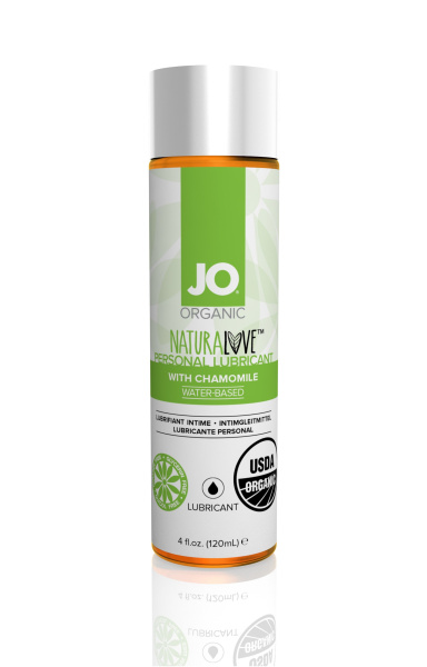 Органический лубрикант на водной основе с ромашкой JO Organic USDA Naturalove, 120 мл