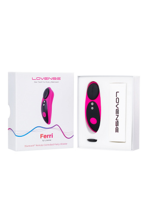Вибростимулятор клитора в трусики Lovense  Ferri, силикон, розовый, 7,4 см