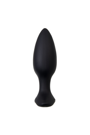 Анальная втулка LOVENSE Hush 2 (S), силикон, черная, 12,1 см, Ø 3,8 см