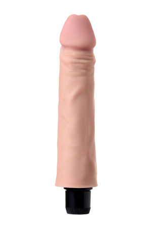 Вибратор реалистичный (мультискоростной) TOYFA A-Toys, Телесно-черный, 18,0 см, Ø 4,0